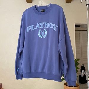 Playboy by Pacsun college oversized sweatshirt - Small